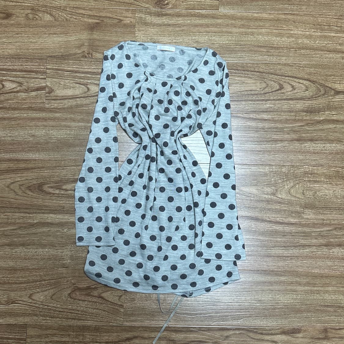 빈티지 도트 리본 티셔츠 히메갸루 로걀 라떼 모리걸 긱시크 페어리 그런지 상품이미지1