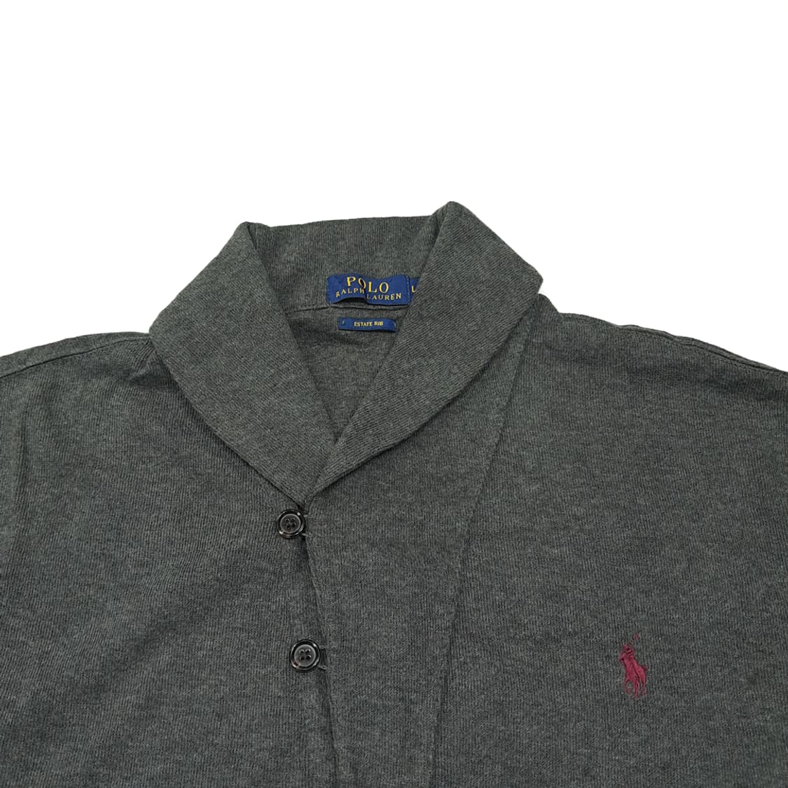 CL059 L 폴로 랄프로렌 에스테이트 립 숄카라 투포켓 가디건 상품이미지2