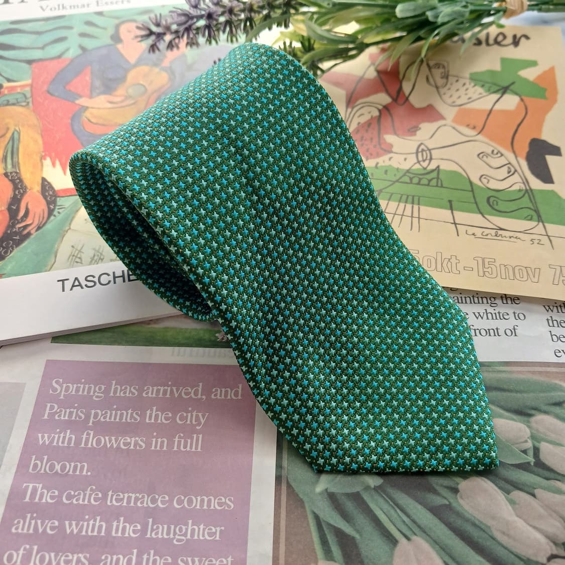 메트로시티 실크 마이크로 패턴 넥타이 8.5cm A+등급 A18628
 상품이미지2