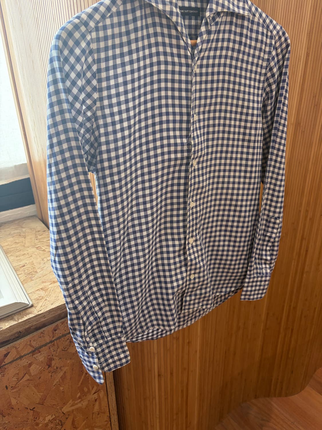 THE SUIT COMPANY Gingham Check Shirt 상품이미지3