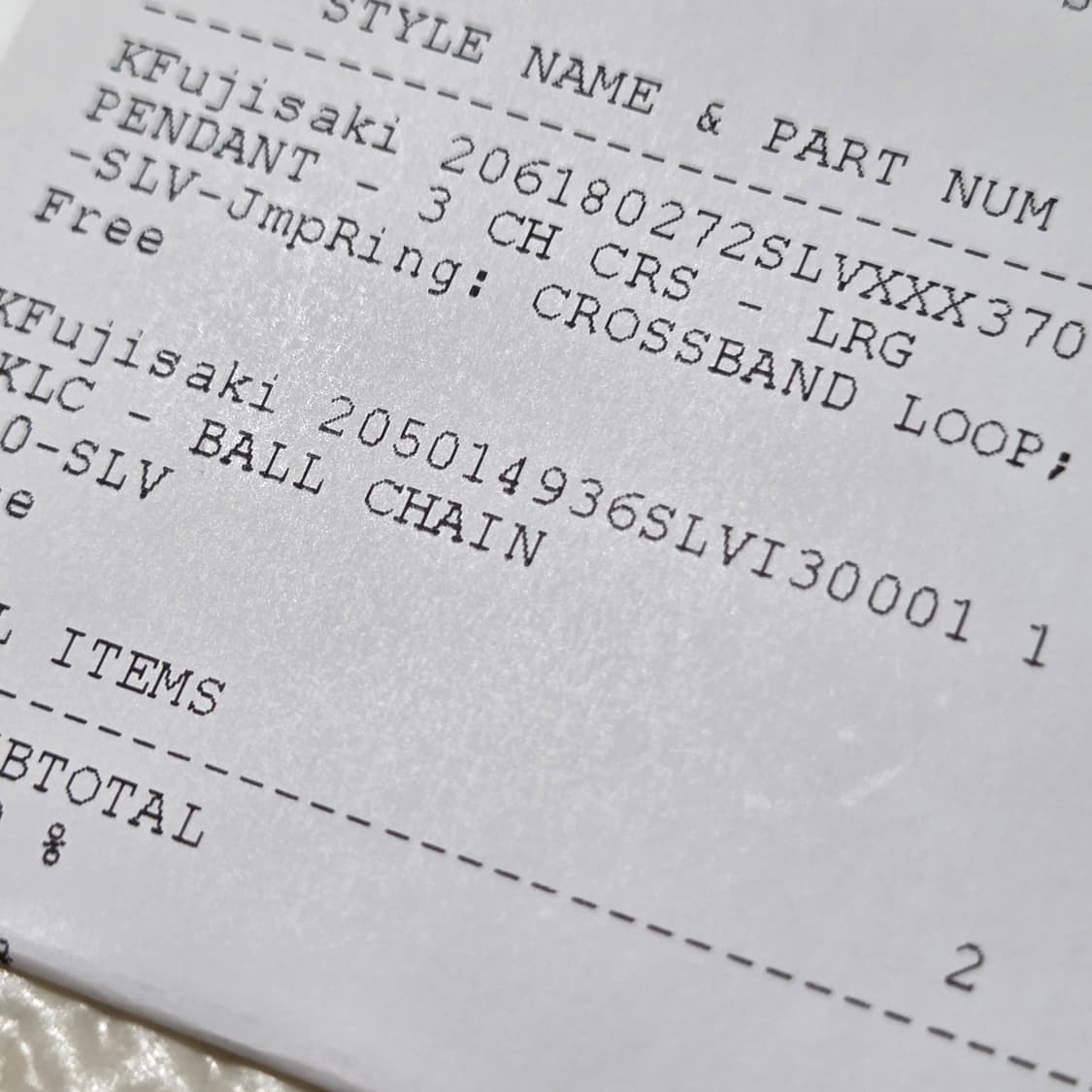 크롬하츠 3CH 트리플 크로스 라지 펜던트 상품이미지10