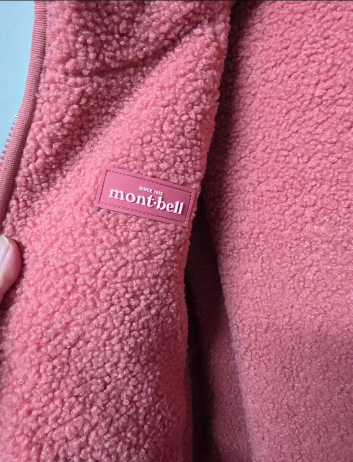 몽벨 핑크색 후드 양면 패딩 점퍼 사이즈 100 여자용 상품이미지8