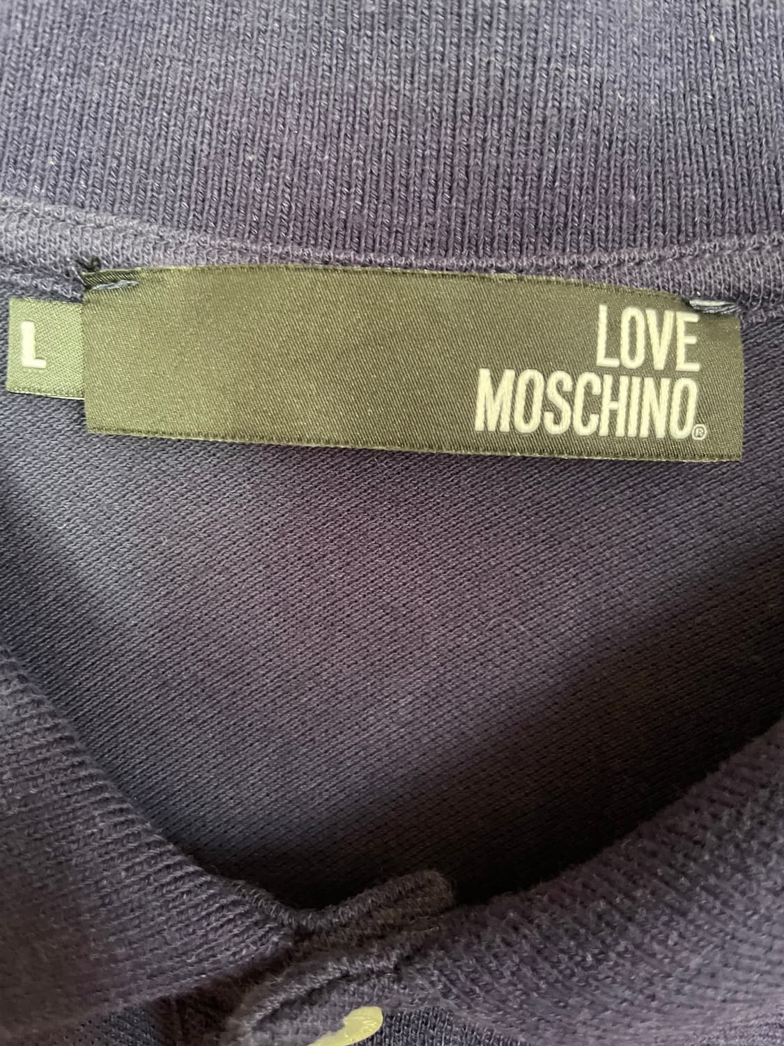 Moschino 빅로고 네이비 롱 PK 상품이미지3