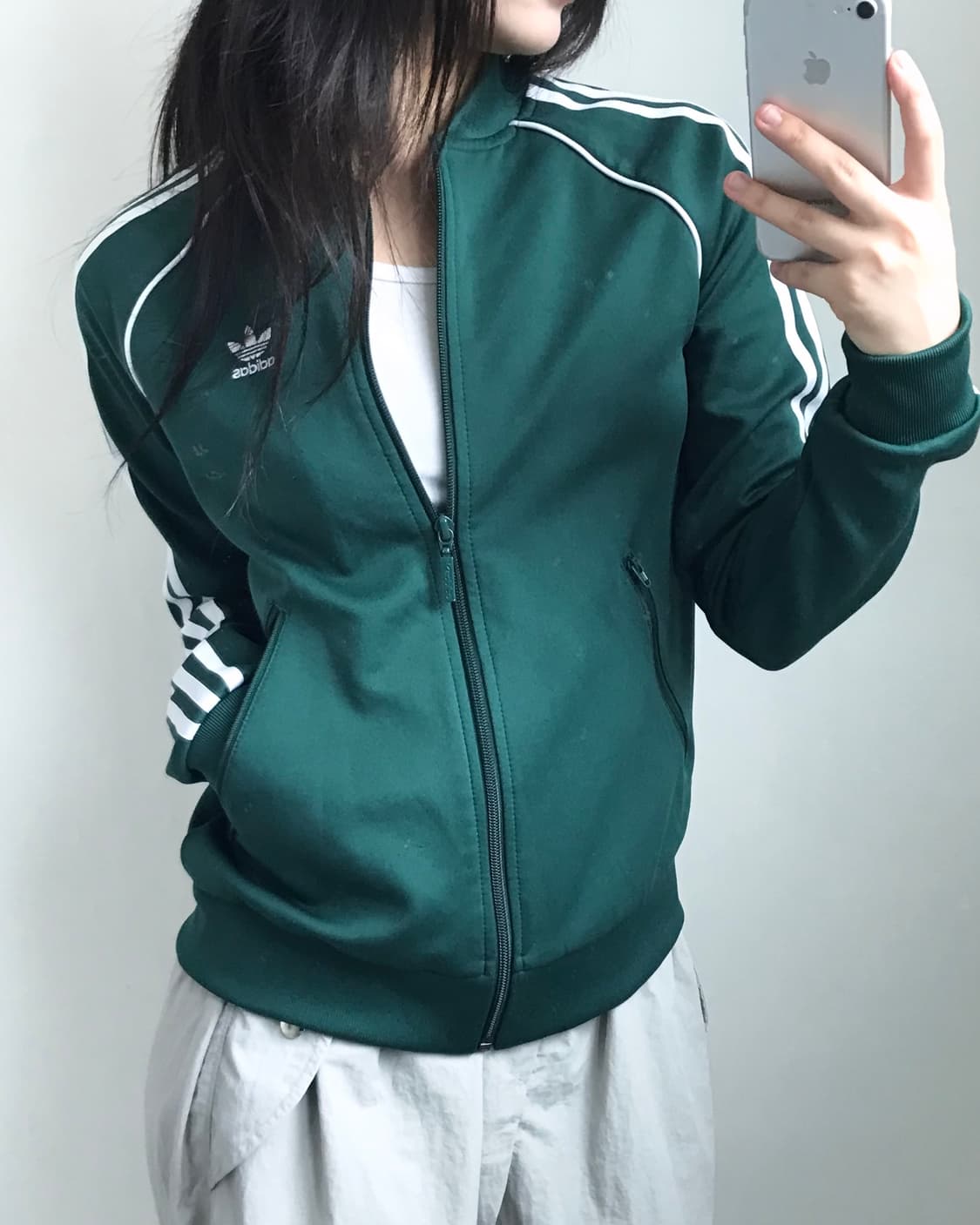 Adidas 아디다스 딥그린 슈퍼스타 트랙탑 상품이미지1