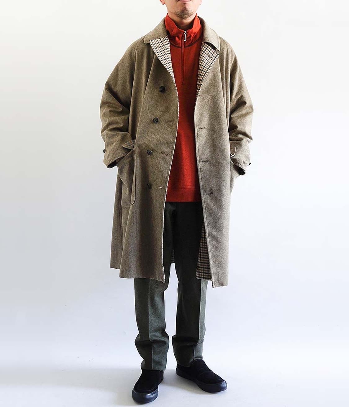 비긴202 건클럽 리버서블 체스터필드 코트 / 캡틴선샤인 상품이미지3