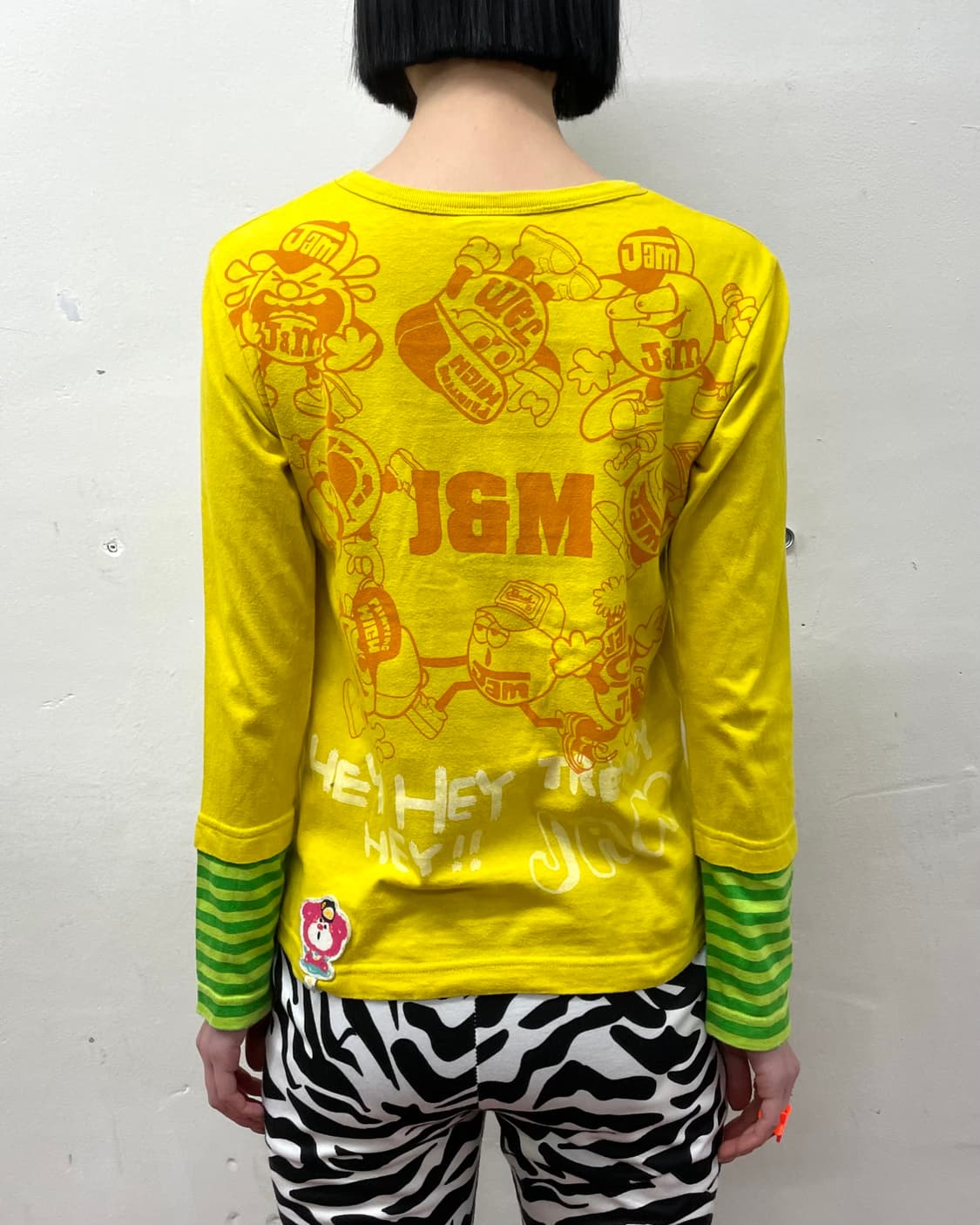 Jam Yellow Wappen Stripe Long Sleeve  상품이미지2