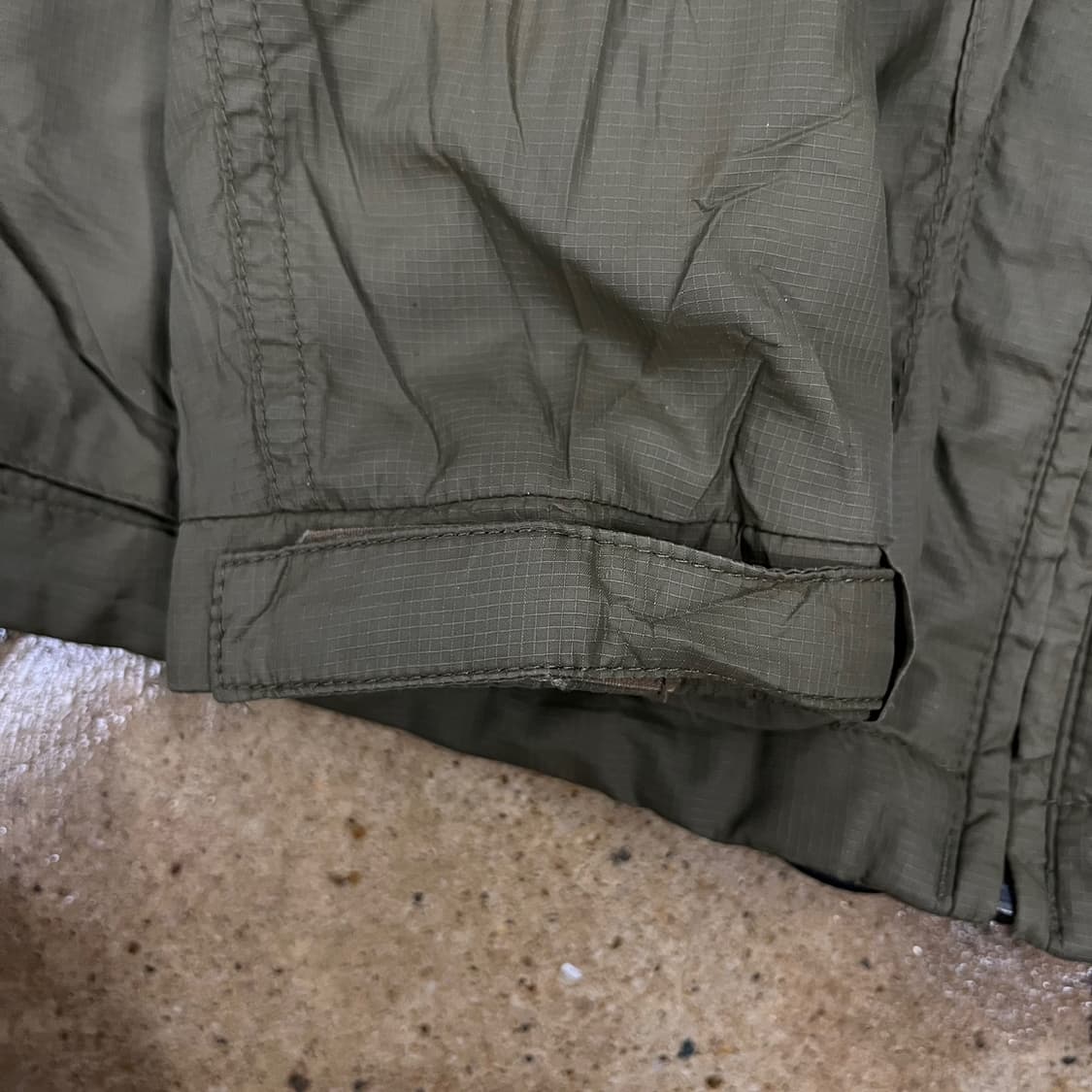 [정품/M] 오클리 바람막이 자켓 카키 b15 상품이미지5