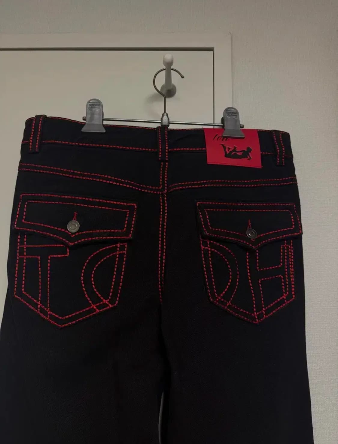 toh 티오에이치 체리 스티치 로우 팬츠 상품이미지3