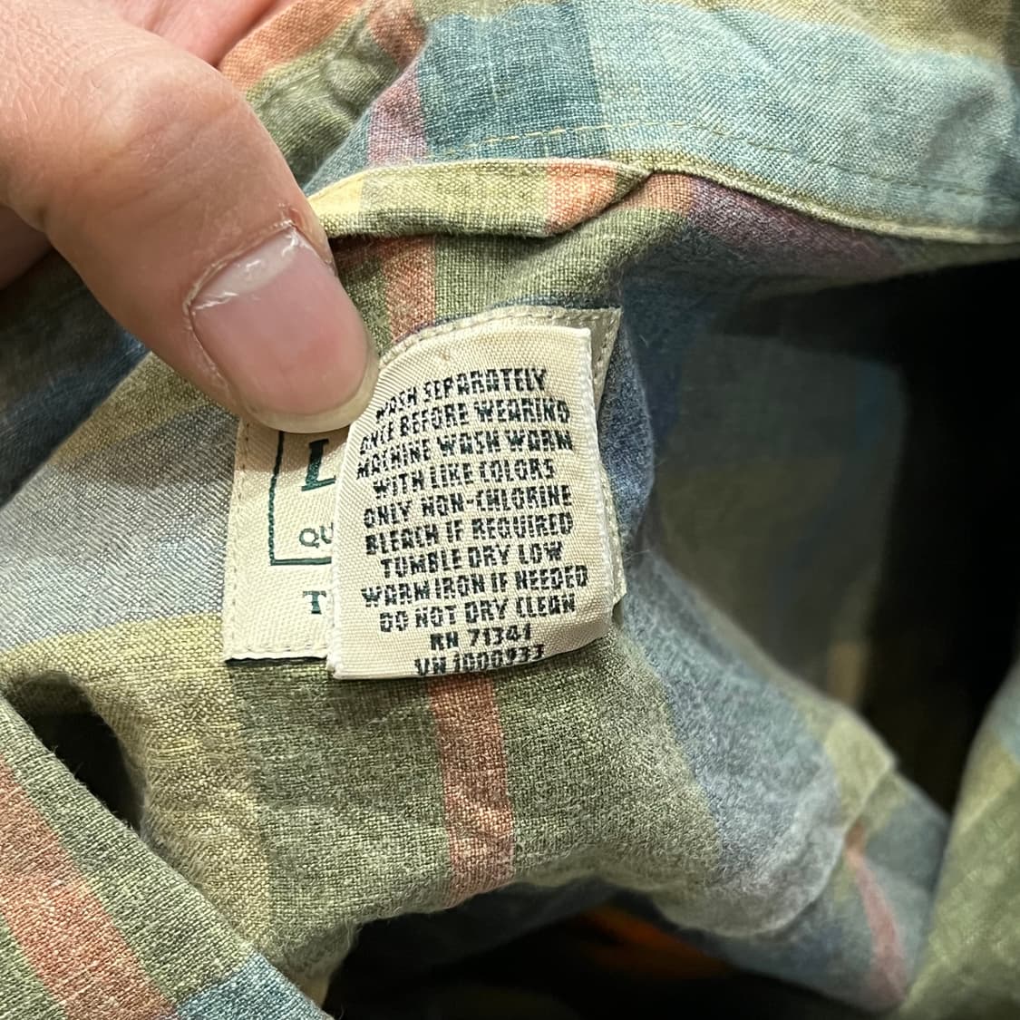  엘엘빈 워크 체크 셔츠 y15299 상품이미지6