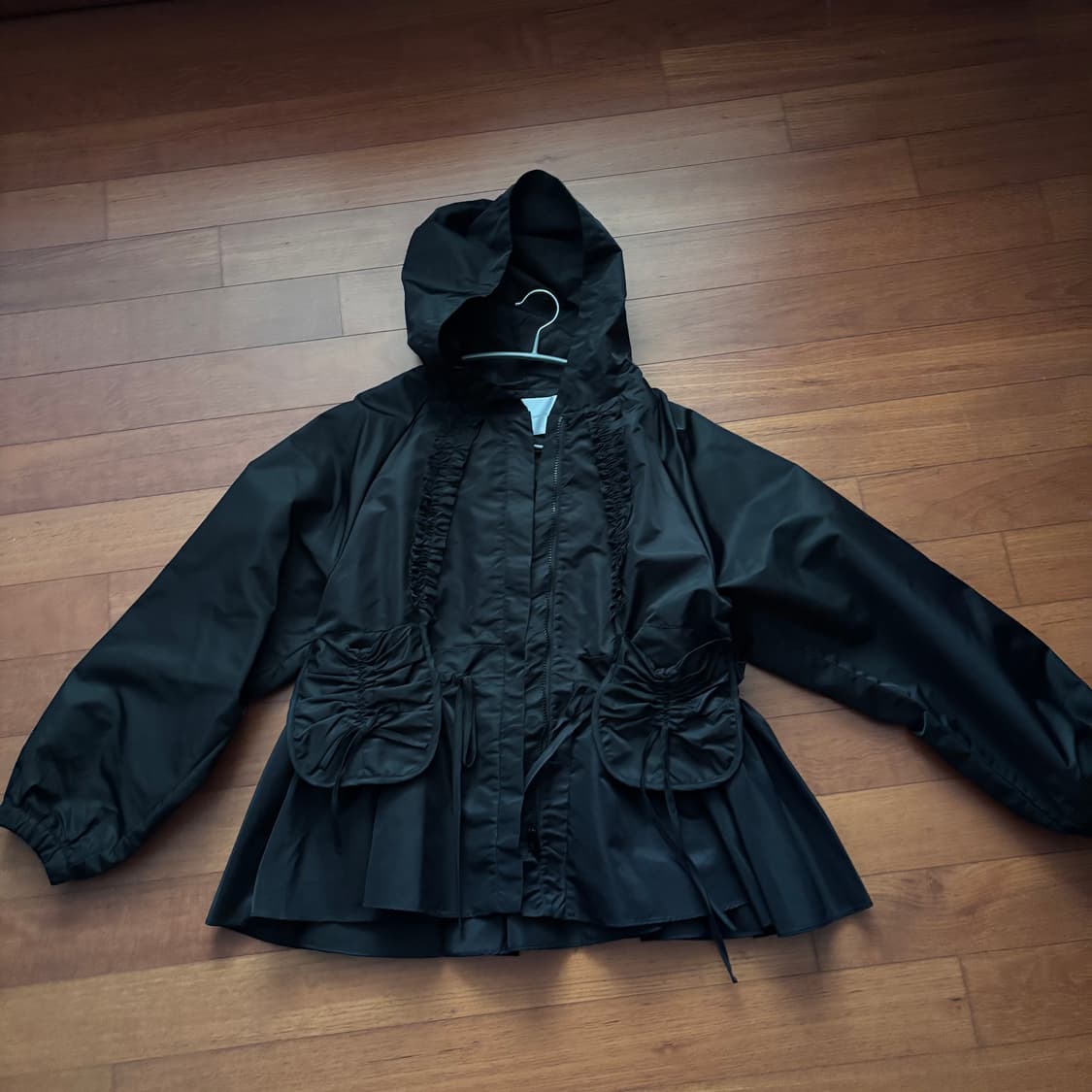 타입서비스 Ruffled Peplum Hoodie Jacket 상품이미지3