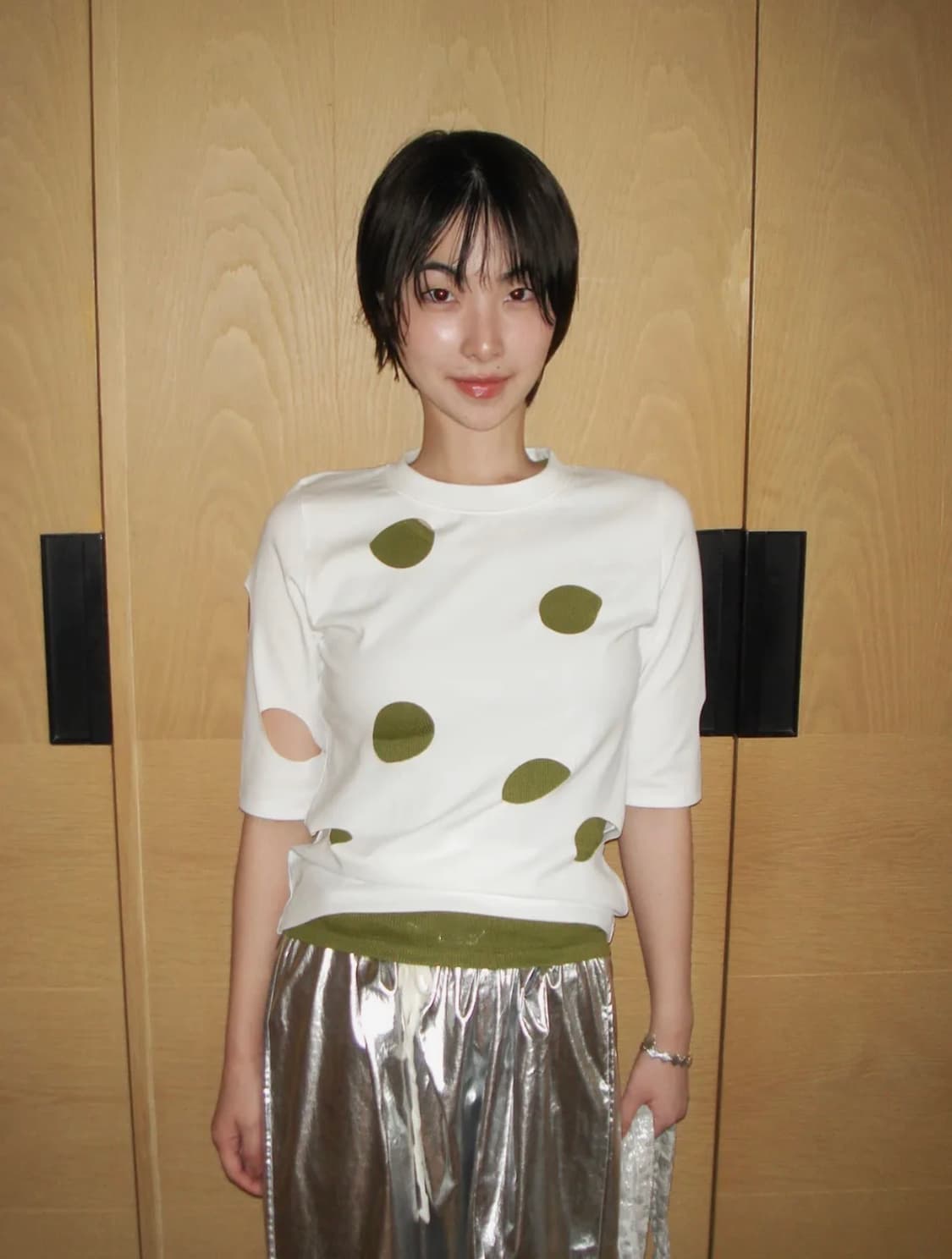 마조네 Hole detail t-shirt 상품이미지1