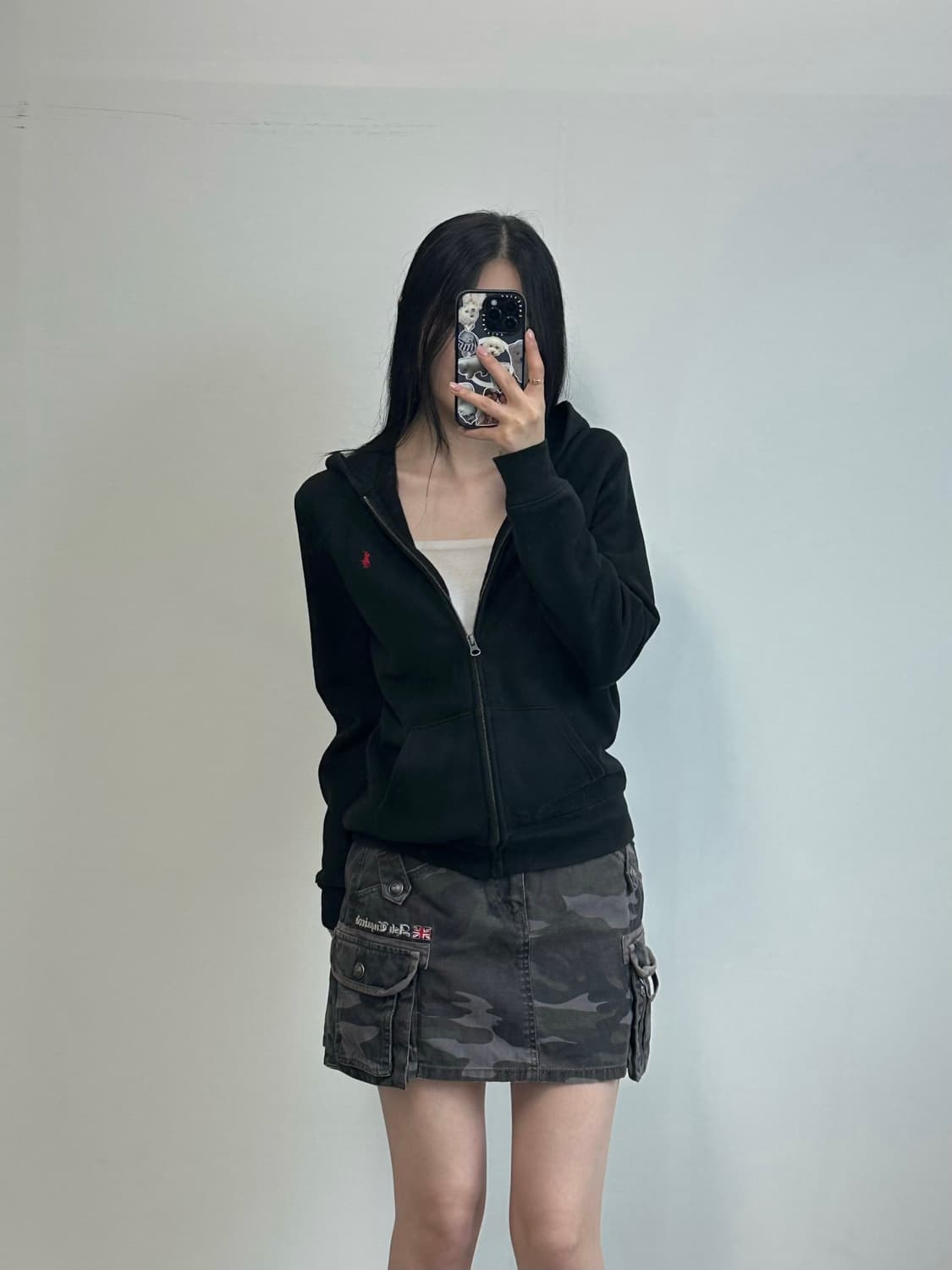 폴로 랄프로렌 신형 블랙 후드집업 상품이미지1