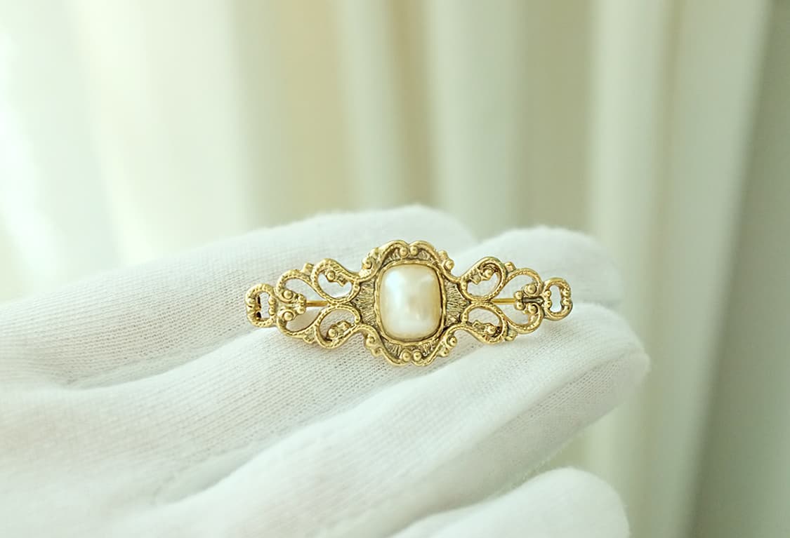 1928 오픈 웍 리바이벌 빈티지브로치 상품이미지8