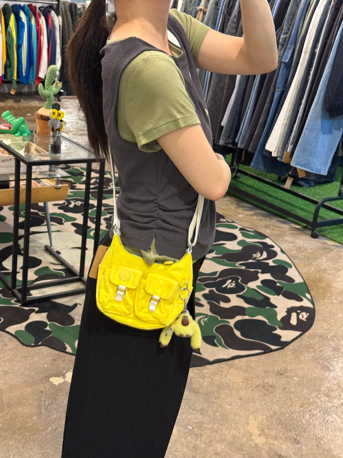 키플링 초미니 크로스백/아기 업은 고릴라 키링 상품이미지6