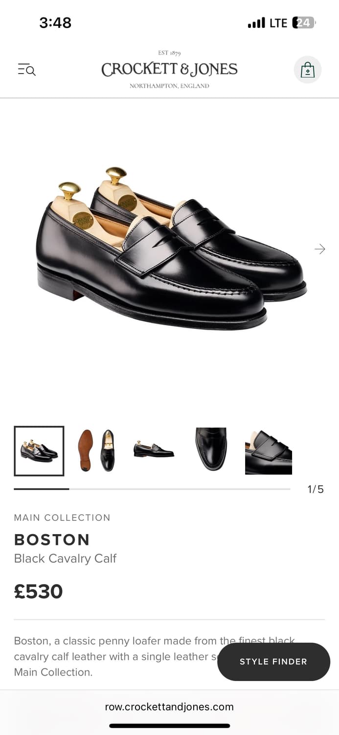 크로켓앤존스 보스톤 (8E) 로퍼 상품이미지9