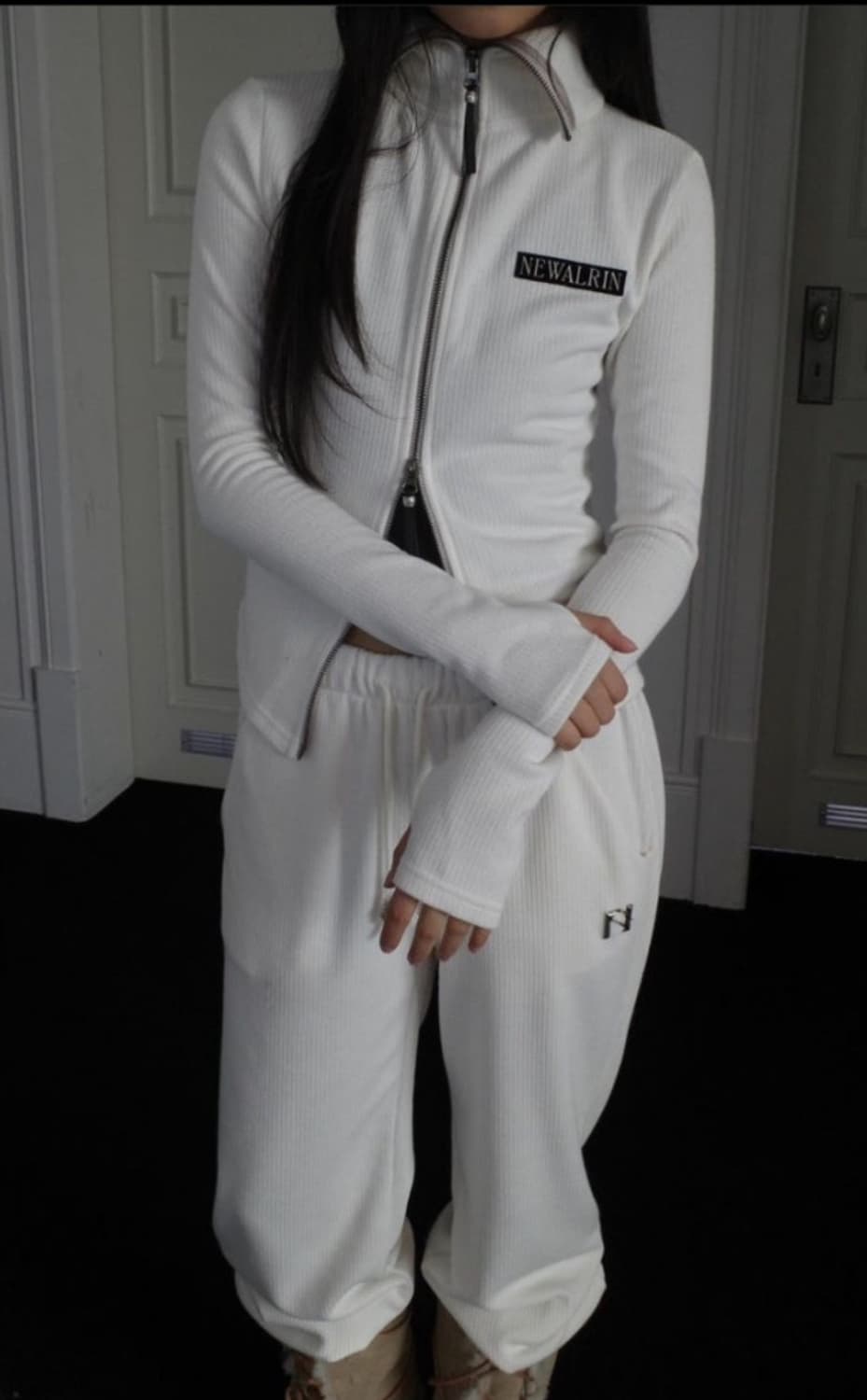 Newalrin emblem Knit Zip Up & Pants SET 상품이미지2