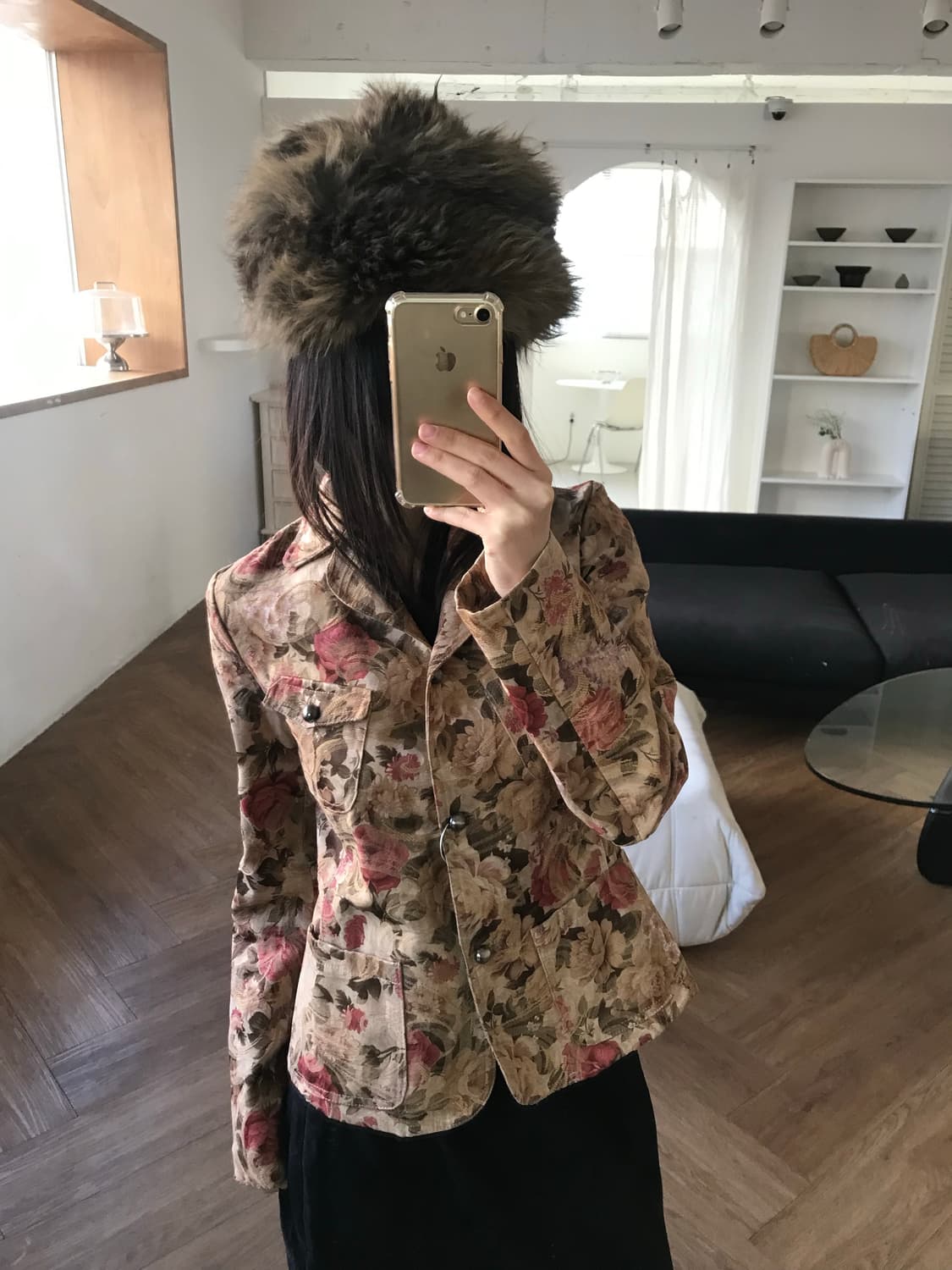 vintage pattern jacket 상품이미지1