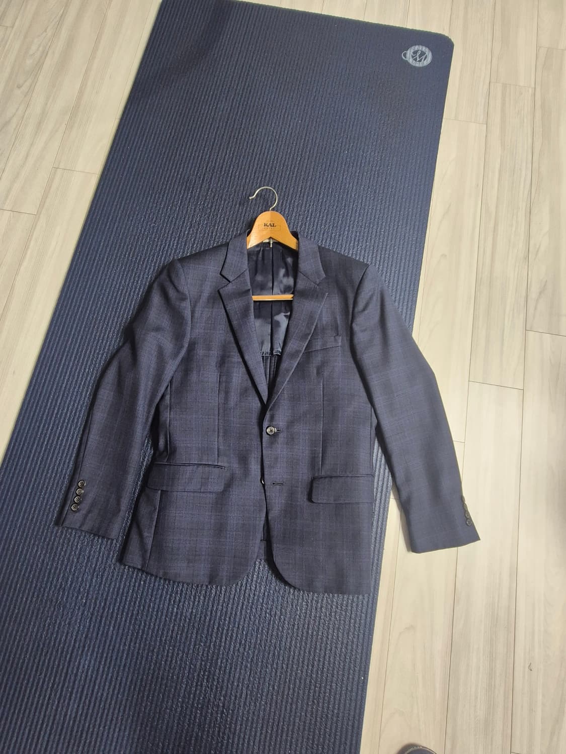 앤드지 진네이비 체크 자켓 100 상품이미지7