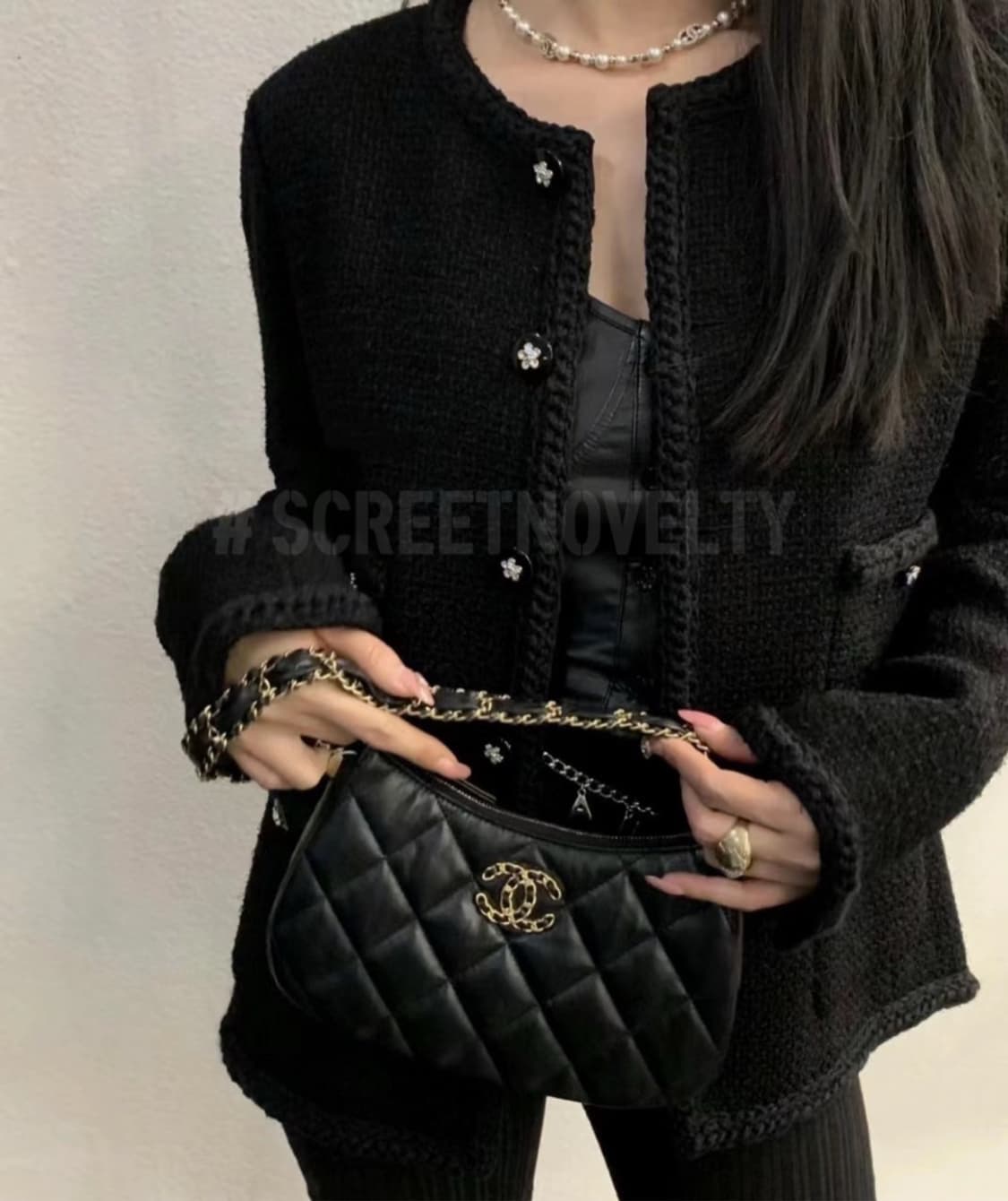 샤넬뷰티 램스킨 골드체인 호보백 퀄팅 숄더백 VIP 상품이미지8