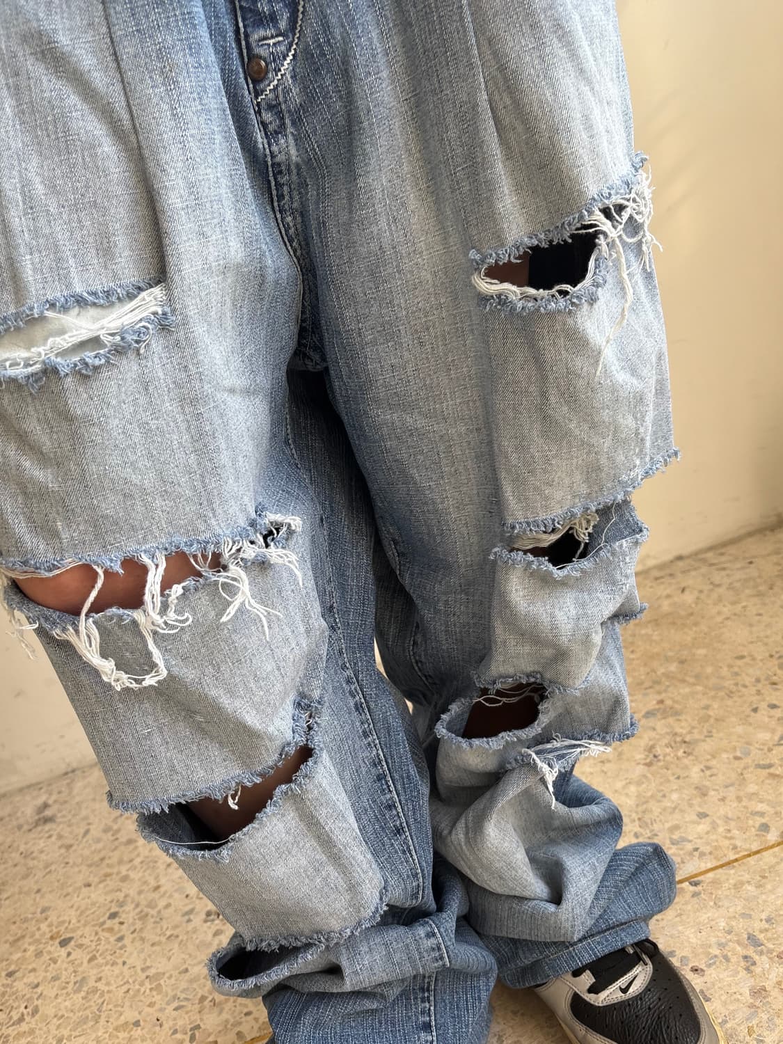 90s’빈티지 자수 힙합팬츠 상품이미지4