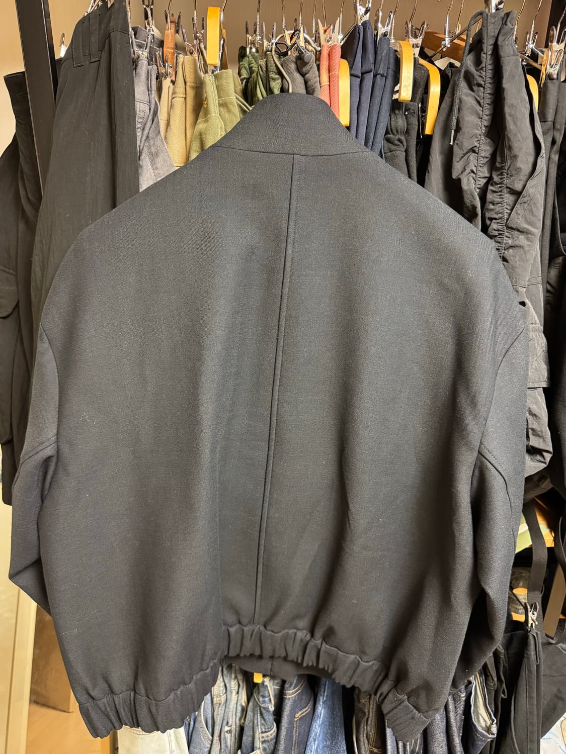 코스(COS) 오버사이즈 퍼넬 넥 울 보머 재킷 L 상품이미지3