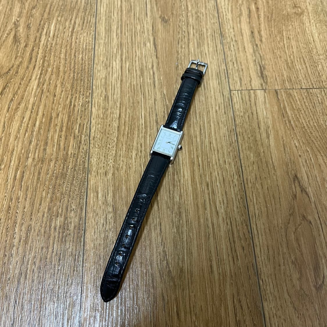 세이코 탱크 세르띠에 SWR053 쿼츠 가죽 사각 시계 상품이미지1