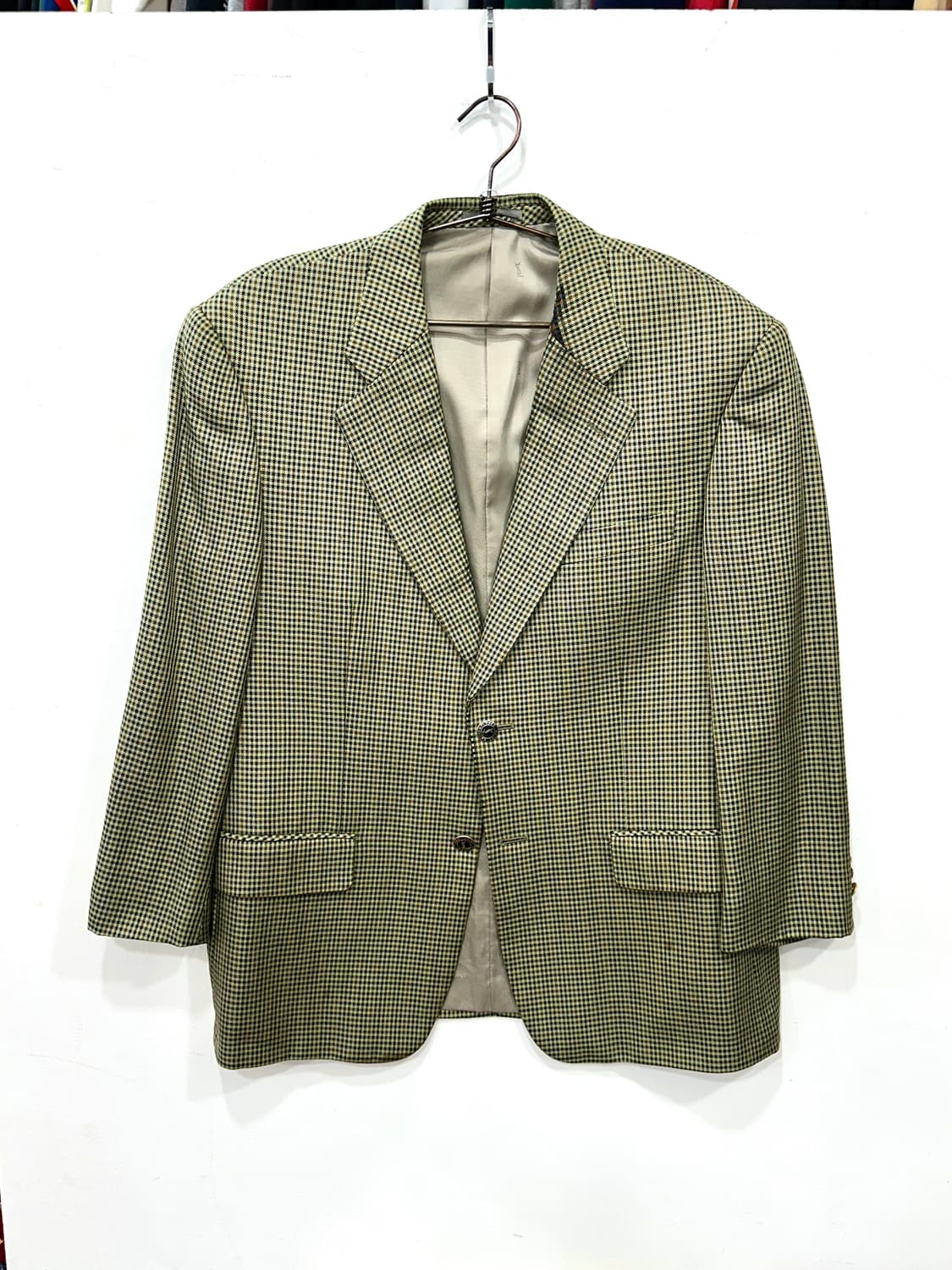 입생로랑 하운드체크 블레이저 상품이미지4