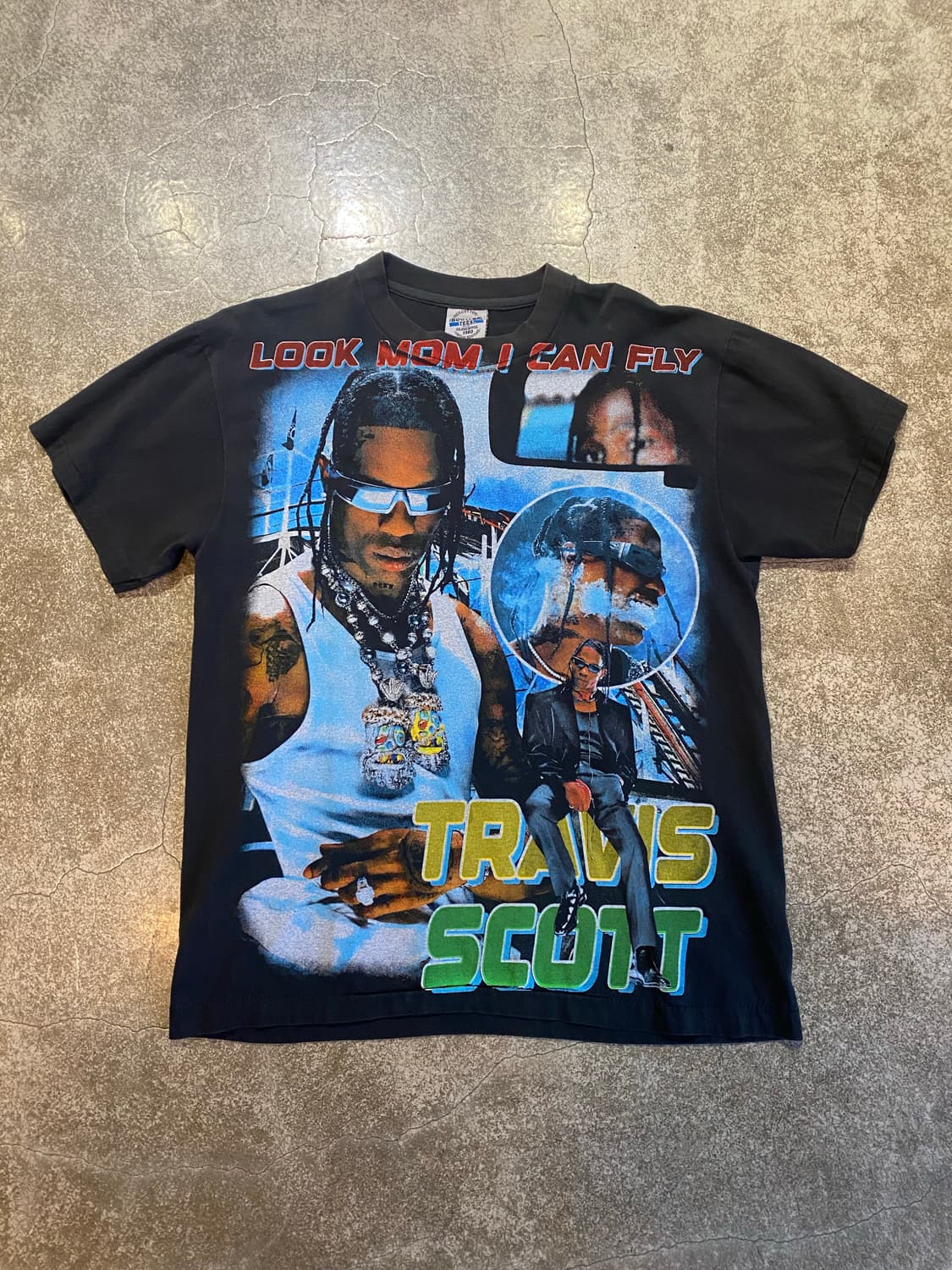 빈티지 트래비스스캇 프린팅 티셔츠 상품이미지1