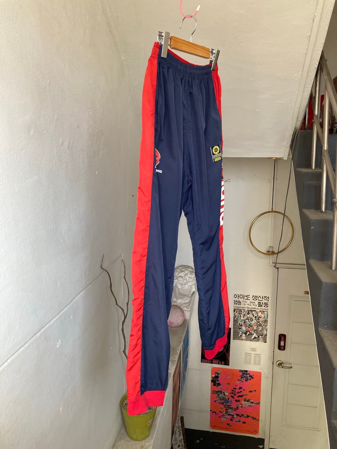 츄리닝 빈티지 네이비 조거팬츠 상품이미지4