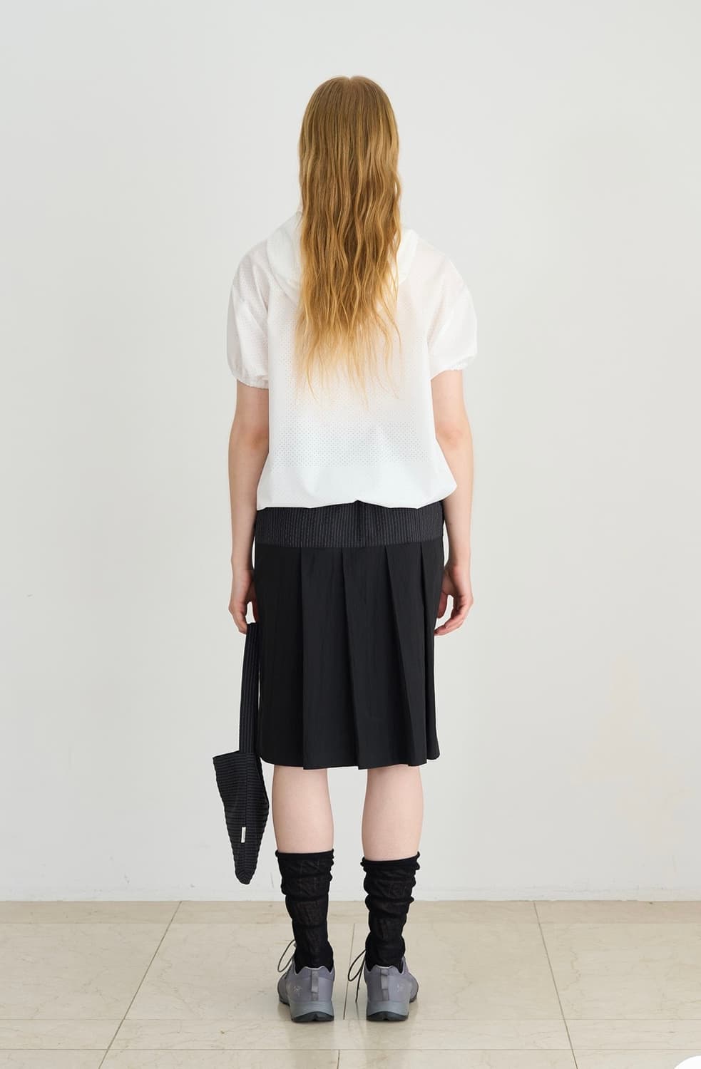 PESTO DOT HOODED BLOUSE WHITE 상품이미지3