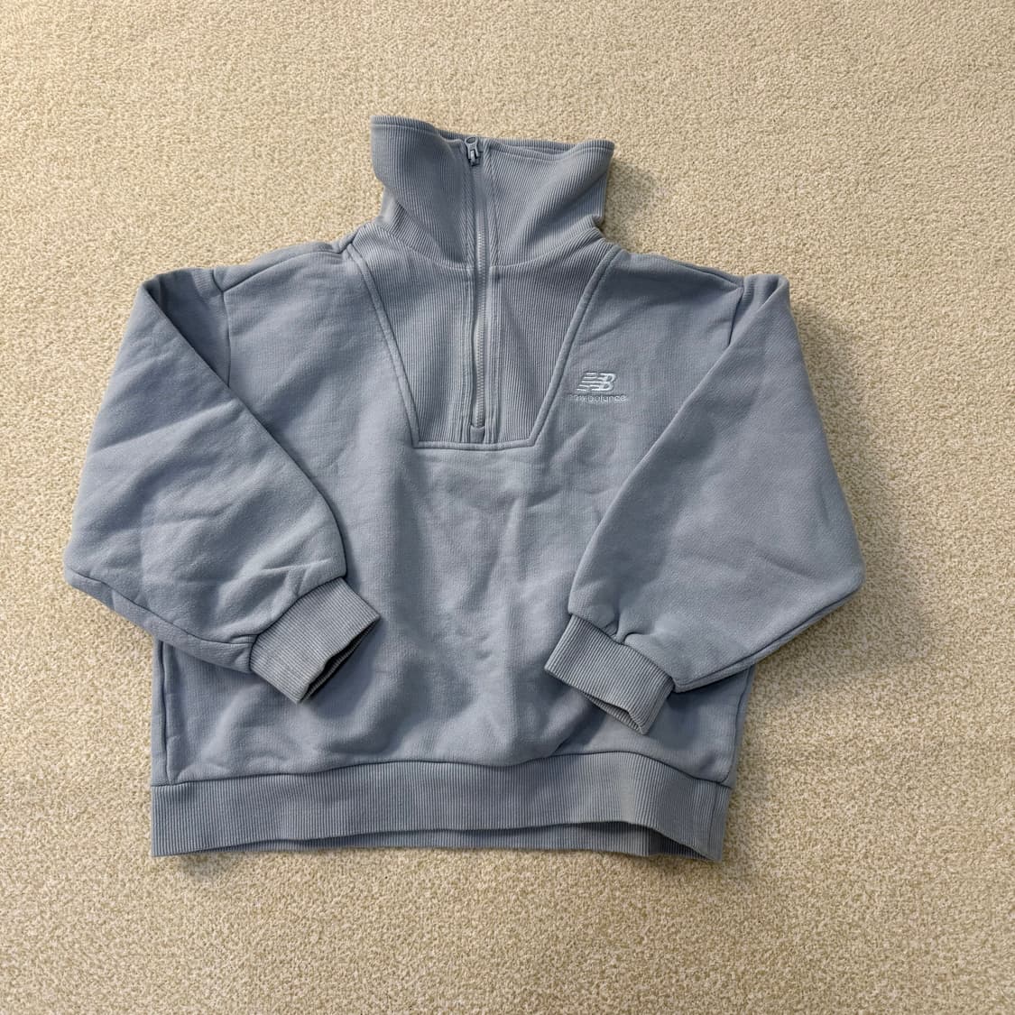 140 뉴발란스 키즈 하프집업 맨투맨 0202T1 상품이미지1