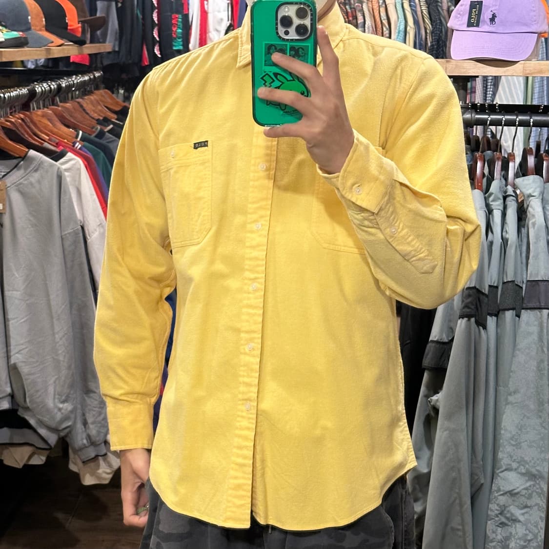 [HI] 폴로 랄프로렌 셔츠 옐로우 상품이미지3
