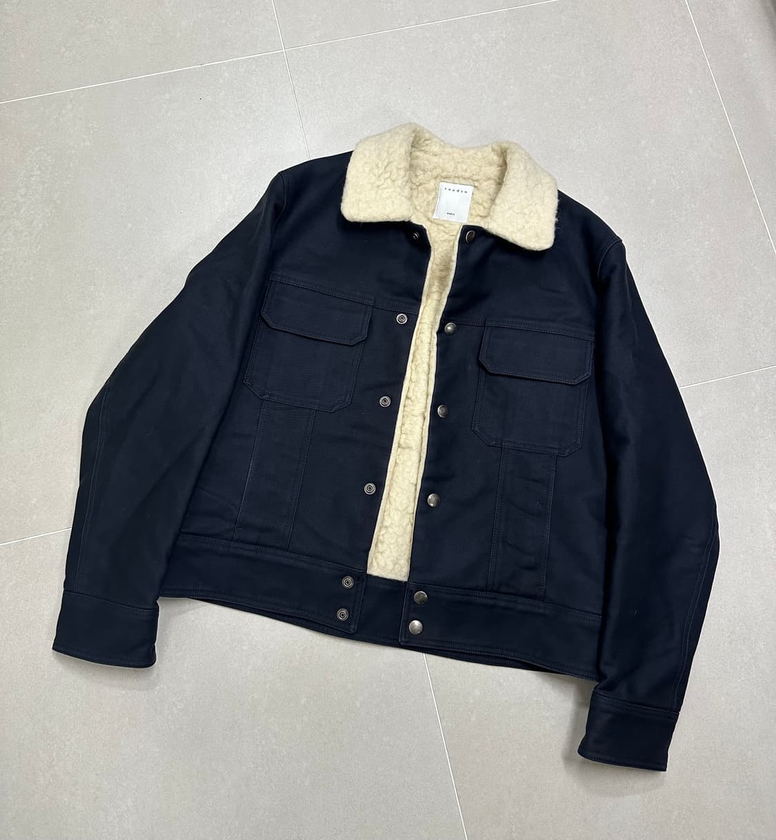 산드로 시어링 트러커자켓 XL 상품이미지1