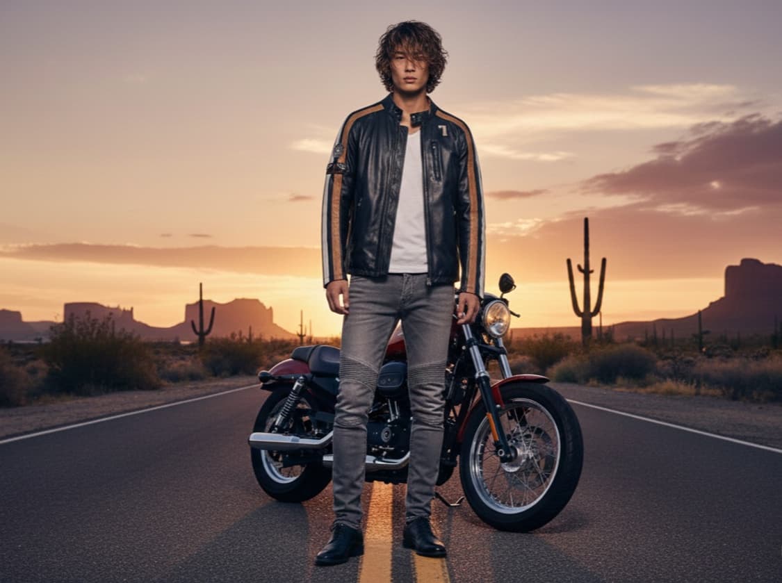 Dolce & Gabbana 돌체앤가바나 남성 양가죽 라이더 자켓 52 상품이미지1