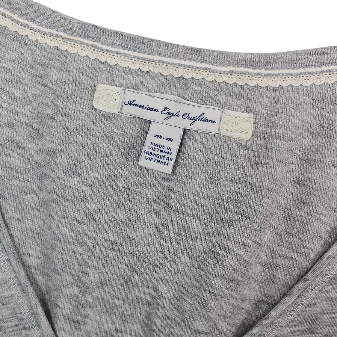  American Eagle 그레이 셔링 반팔 상품이미지6