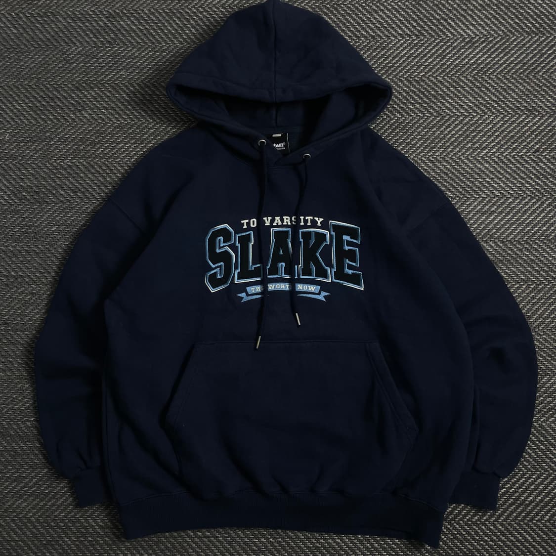 TWN 슬레이크 올드스쿨 네이비 후드 티셔츠y 3949 상품이미지2