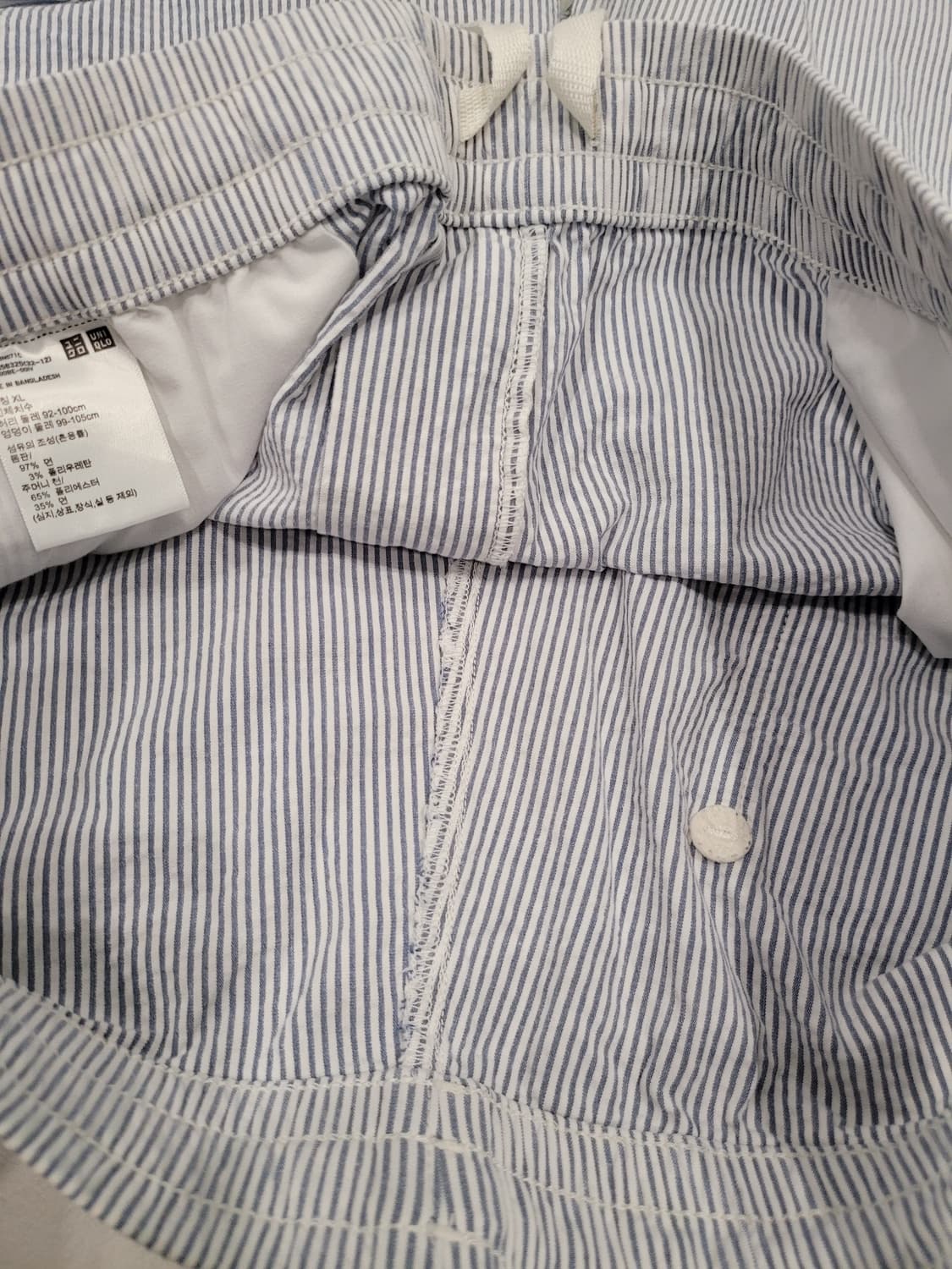 여름 교복 확정! 🧊 유니클로 시어서커 스트레치 반바지 (XL)
 상품이미지4