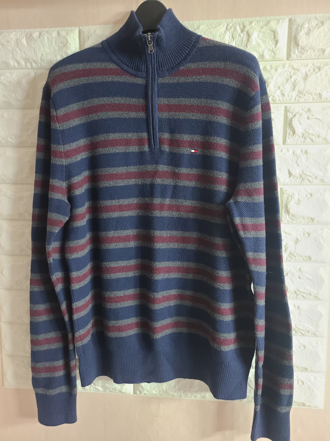 타미힐피거 하프집업 니트(실95) 상품이미지1