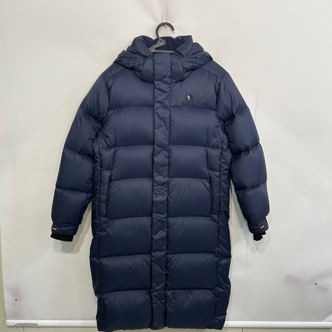 블랙야크 남성 오리털 롱패딩 100 빵빵함 네이비 상품이미지1