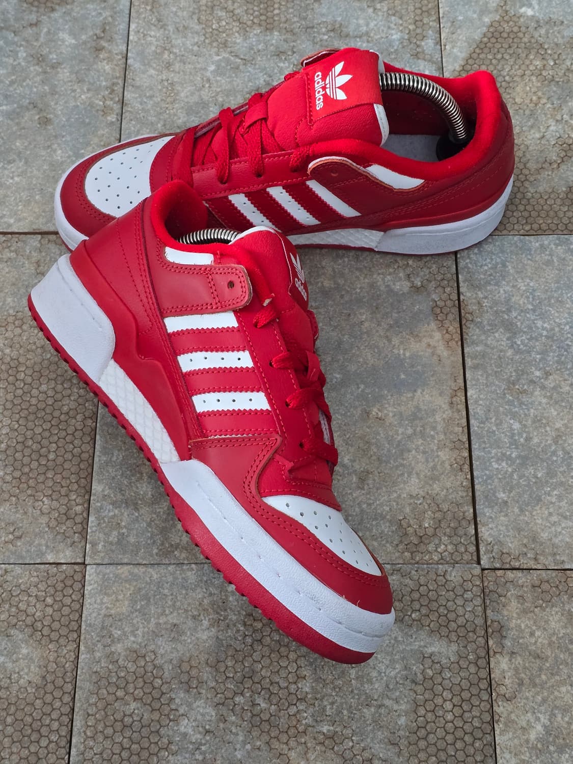 (230)아디다스 포럼 로우 스칼렛  상품이미지4