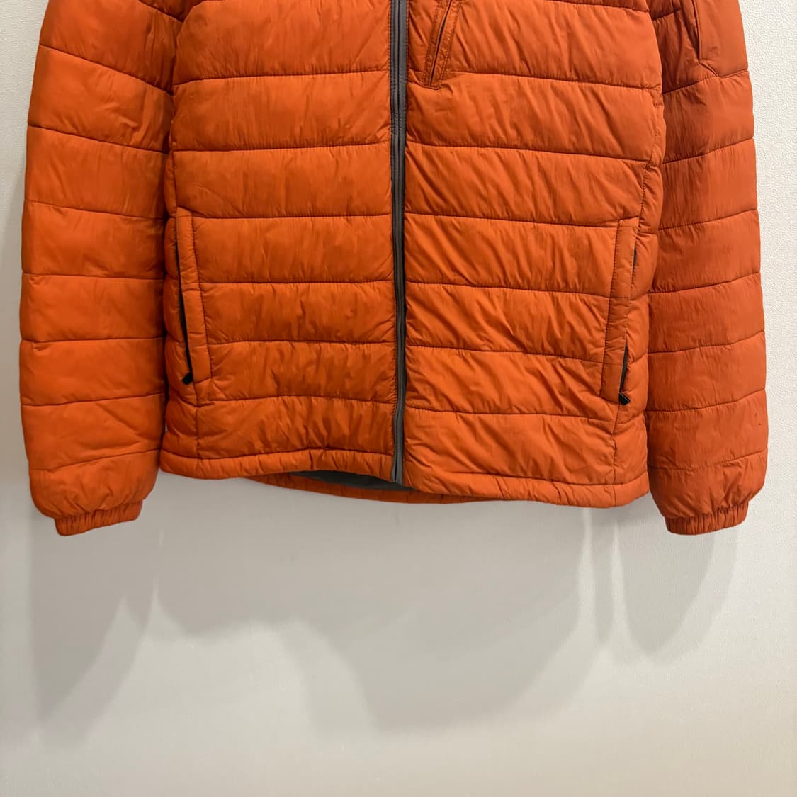 휠라 오렌지색 패딩 점퍼 100 상품이미지2