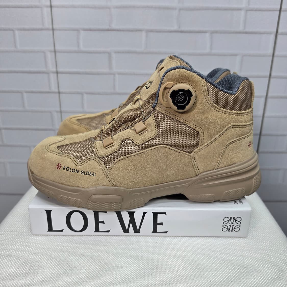 코오롱글로벌 KG700 다이얼락 안전화 작업화 걸설화 260사이즈 미착용 상품이미지3