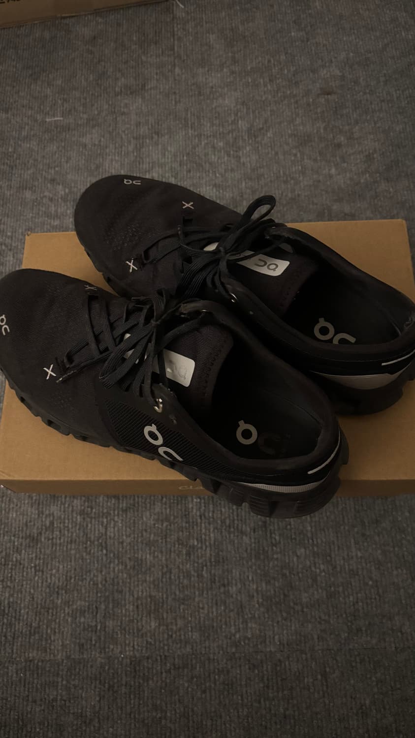 온 러닝 클라우드 X 3 블랙 275 상품이미지1