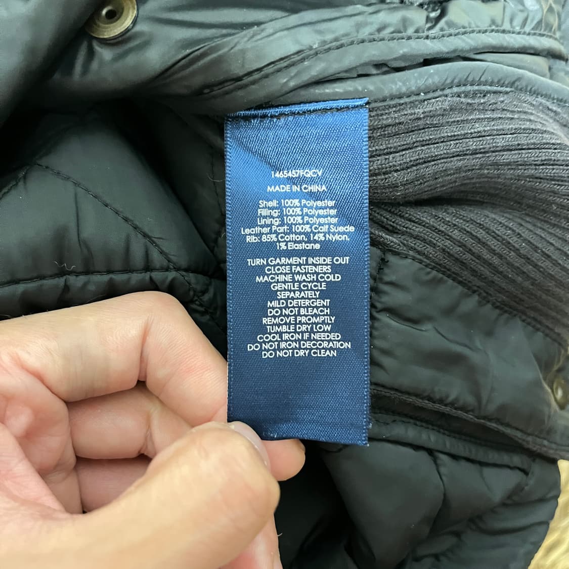 (S) 랄프로렌 퀄팅 패딩 조끼 상품이미지8