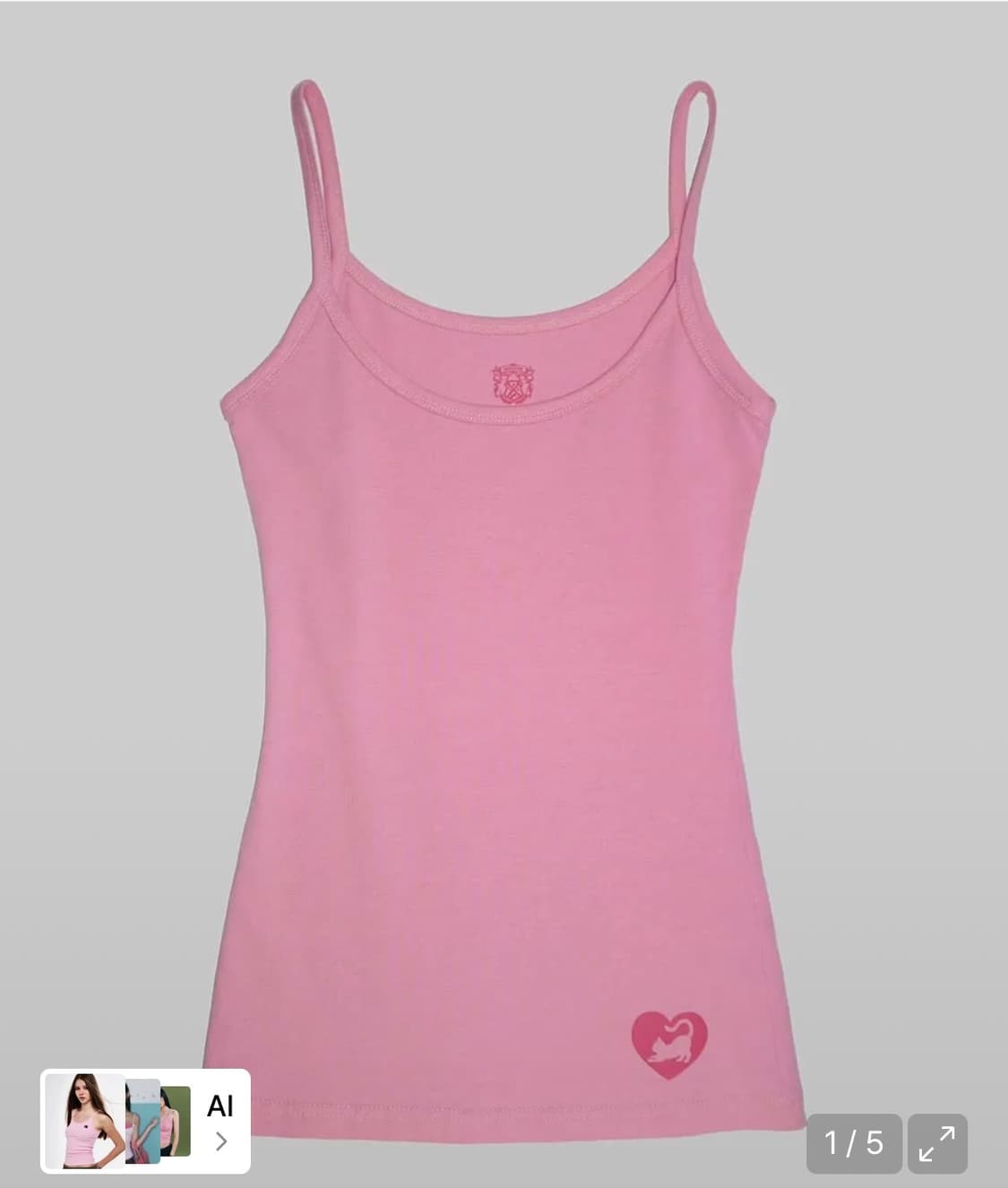 스컬프터 Sweet Kitty Tank Top Acid Pink 상품이미지1