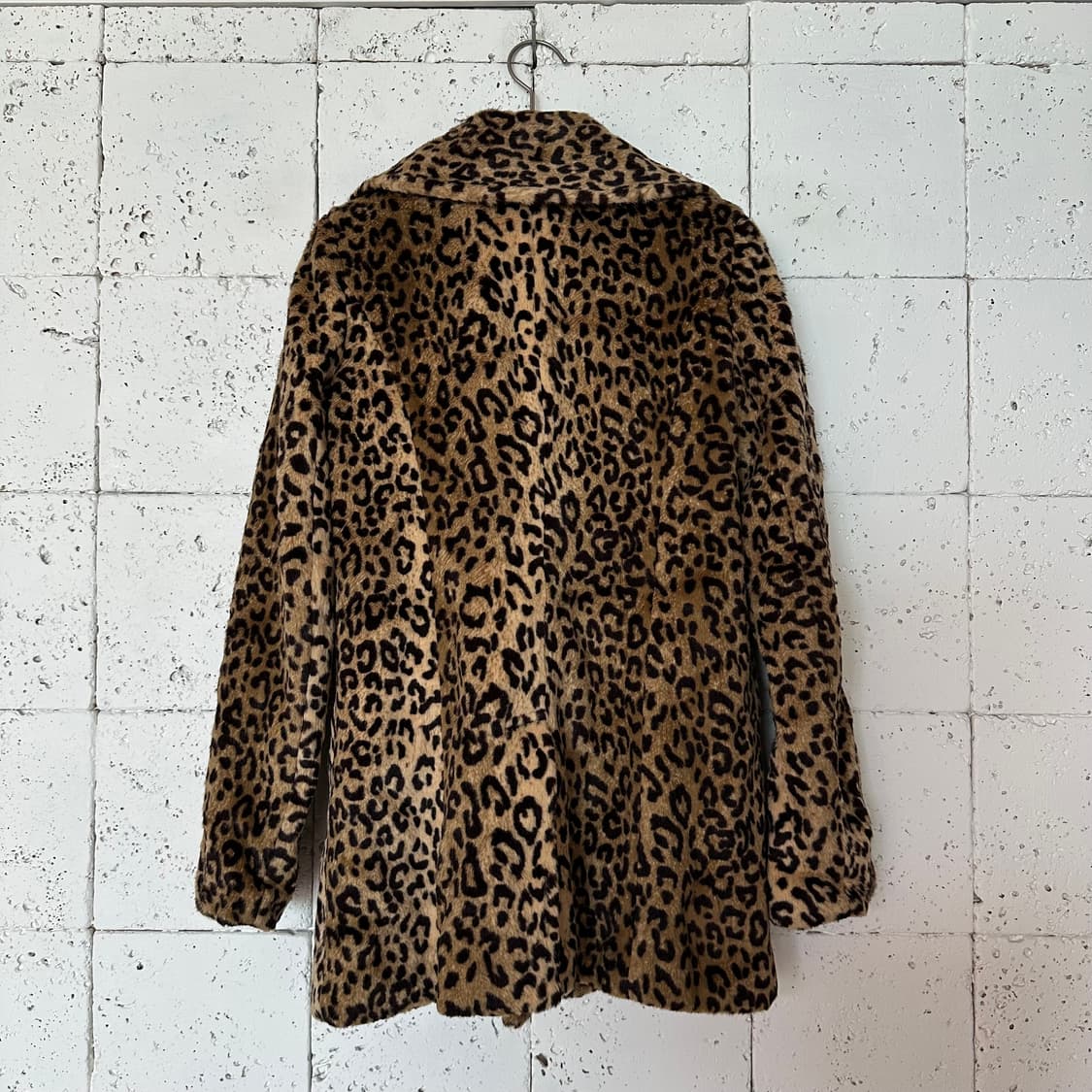 우먼XS 데님앤서플라이 랄프로렌 레오파드 더블코트 상품이미지5