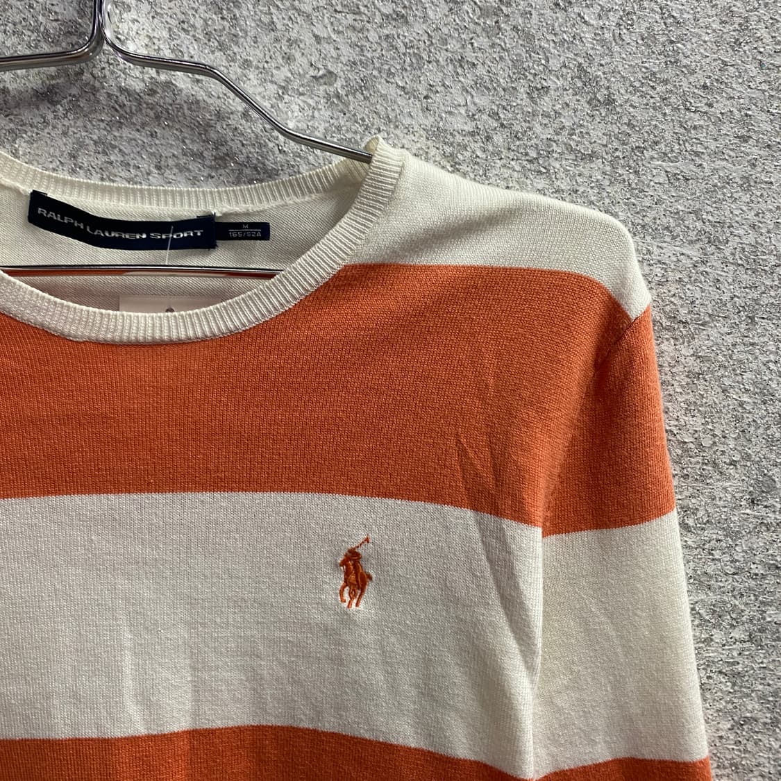 폴로랄프로렌 스포츠 포니로고 코랄 스트라이프 니트 B4533 상품이미지3