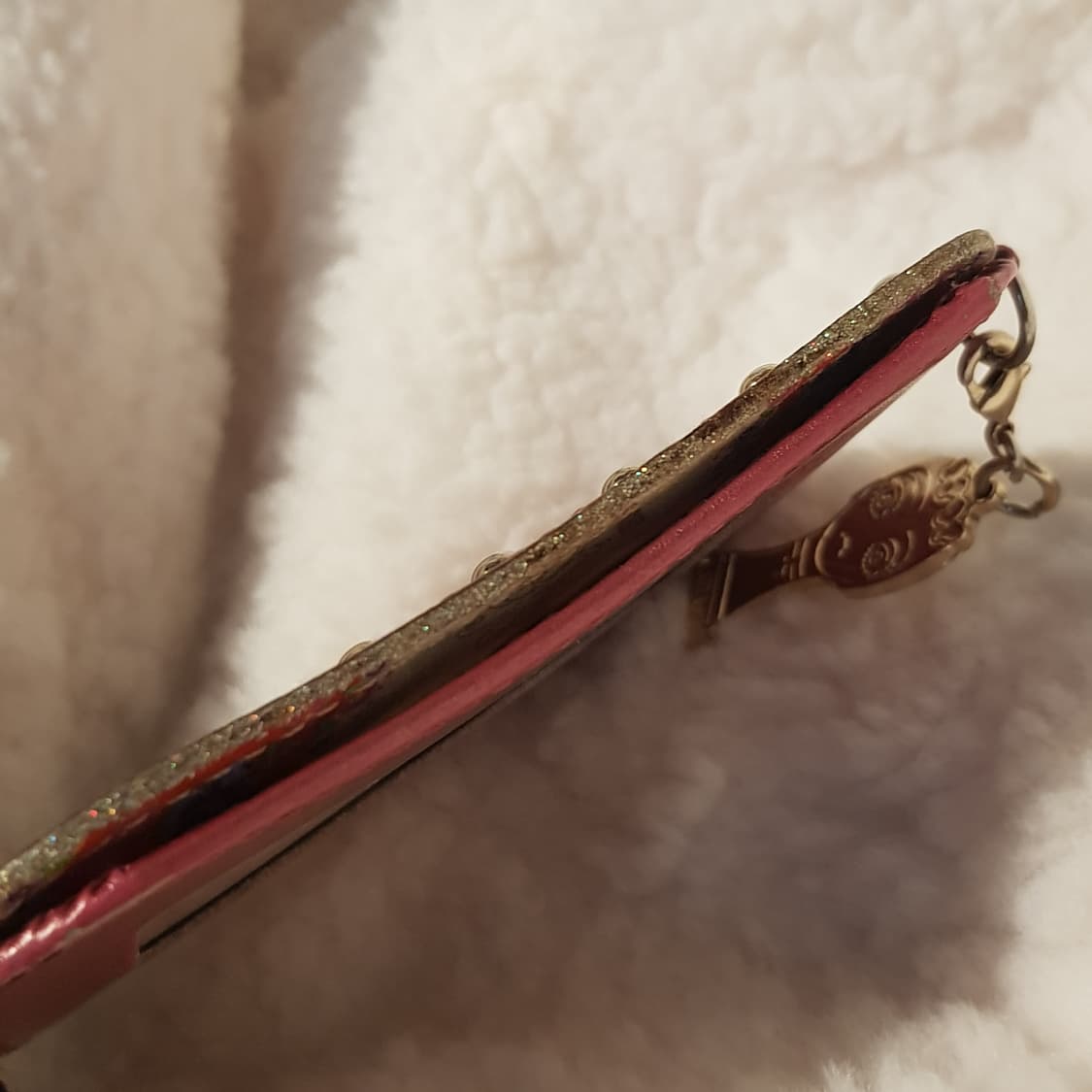 안나수이 빈티지 갸루 에나멜 핑크 카드지갑 상품이미지4