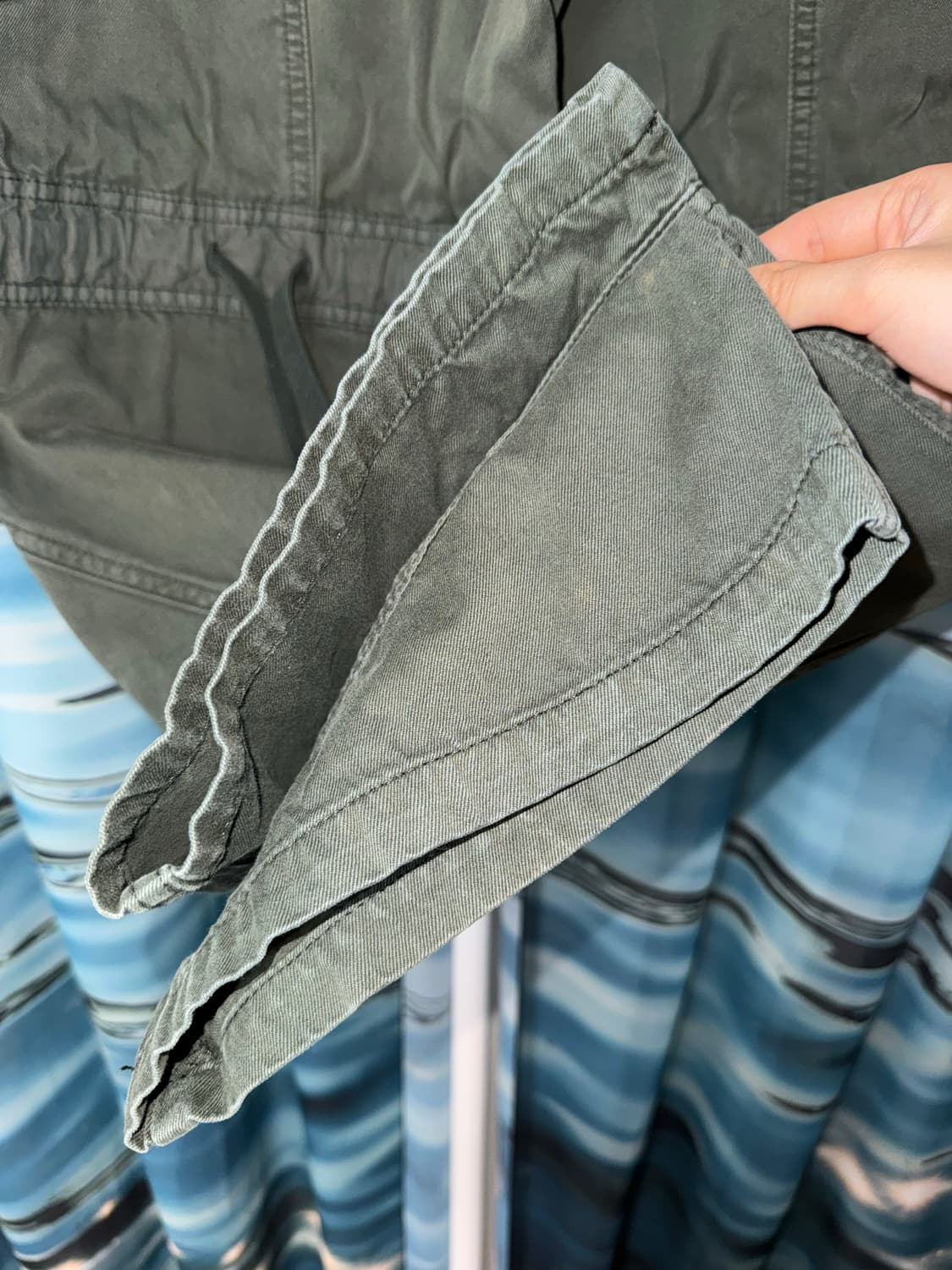 스마트어반유즈풀 코이세이오 워시드포켓팬츠 애쉬카키 1 상품이미지6