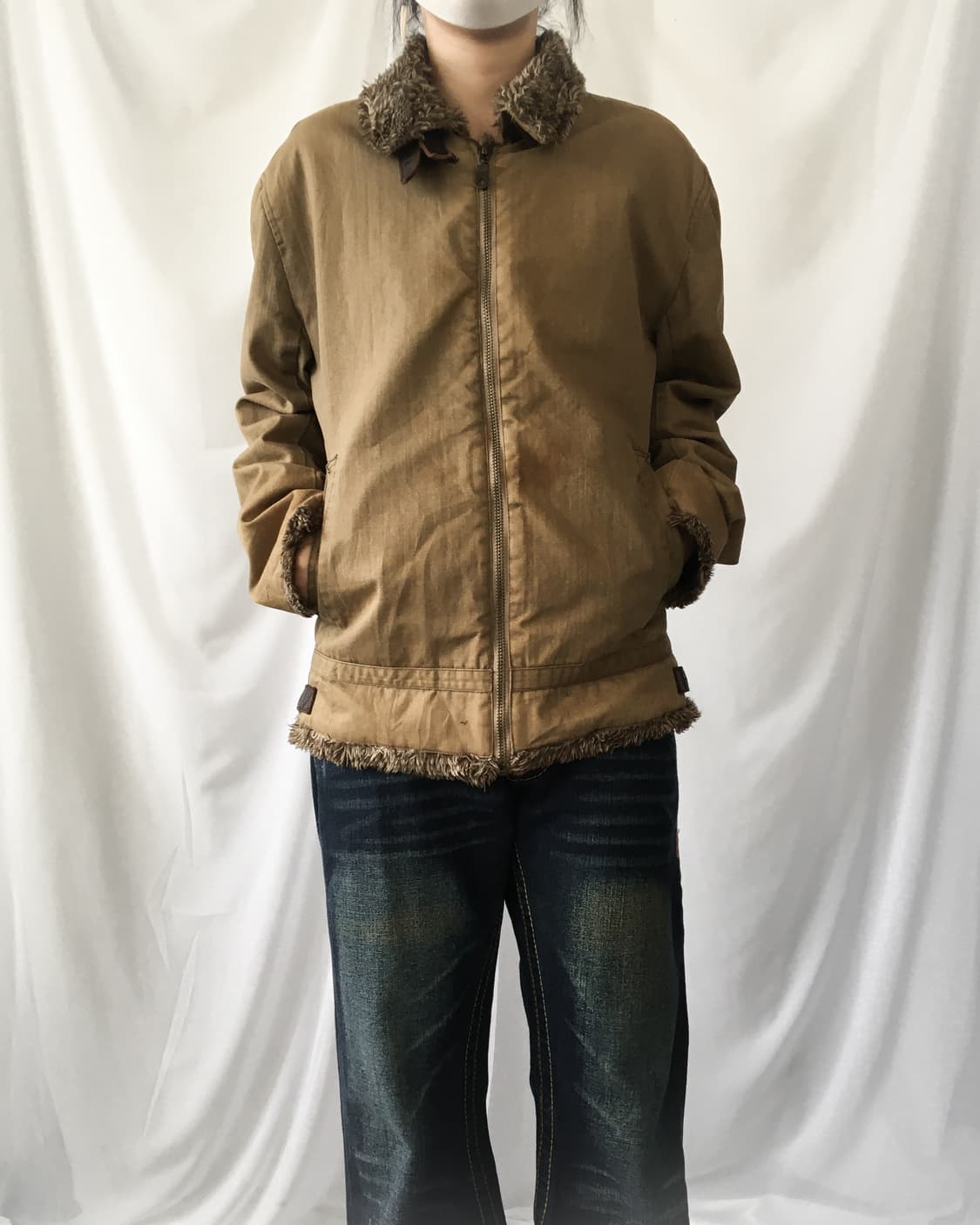 Fake fur belted mustang 상품이미지7